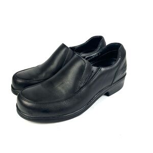 Dansko Loafers 40 Black Leather Chunky Heavy Duty Slip On Shoes Womens Portugal